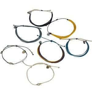 Pura Vida Bracelets Bundle of 7